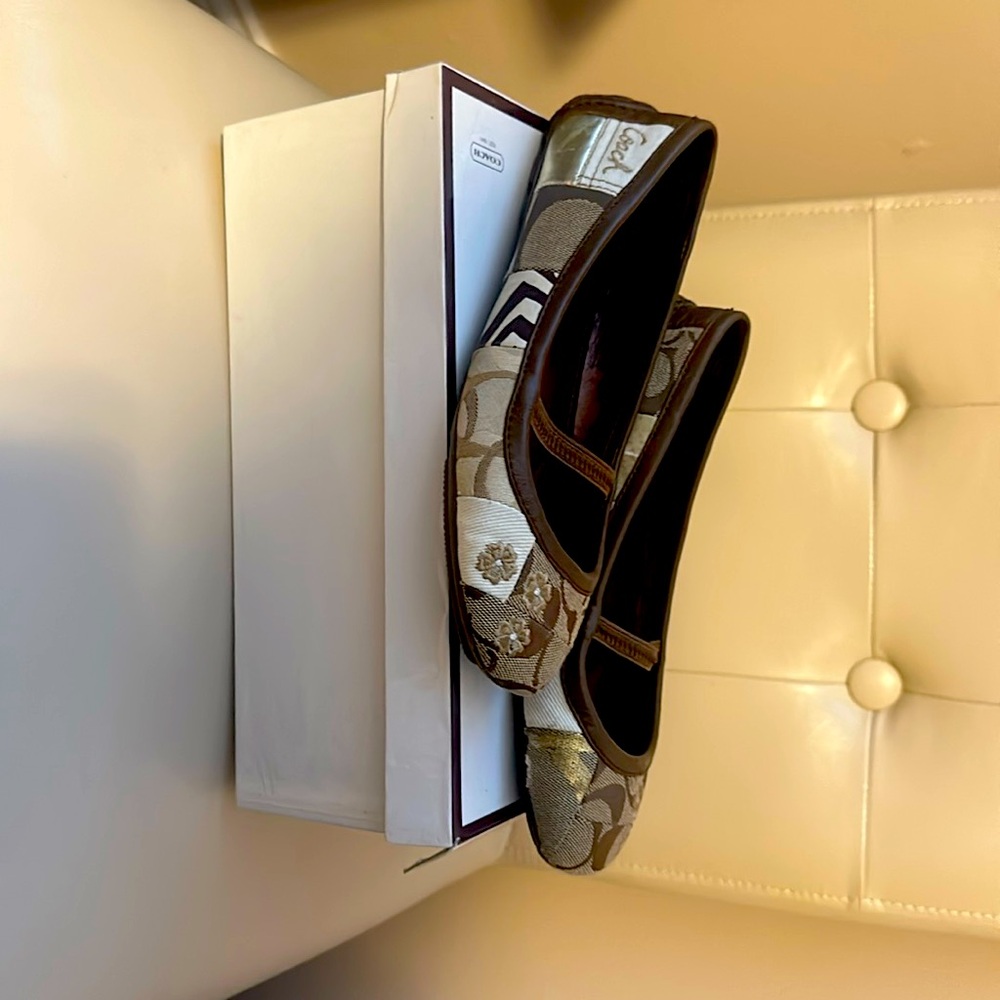 Coach Jesse Patchwork Shoes Size 6.